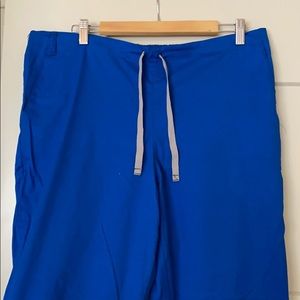 Cobalt Blue Scrub Pants